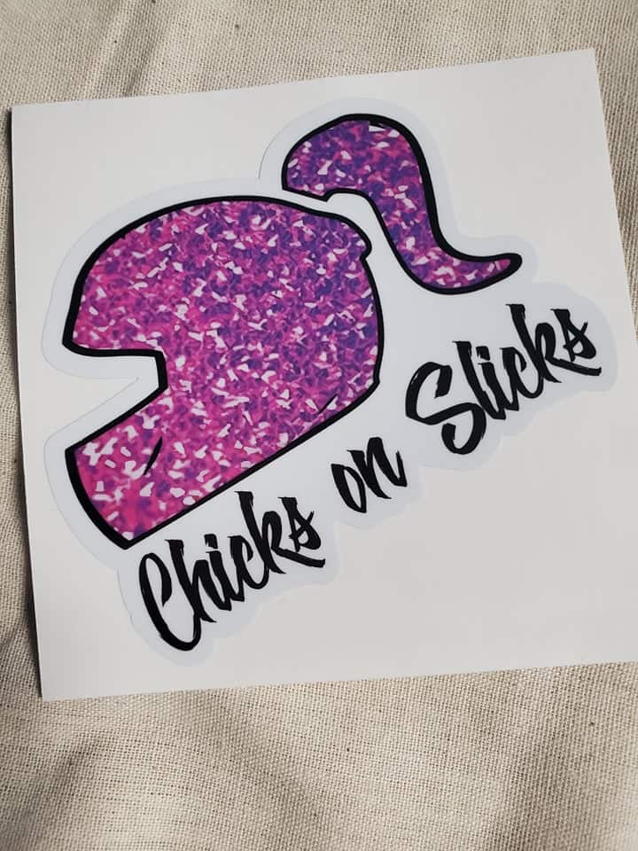 Chicks on Slicks Decal