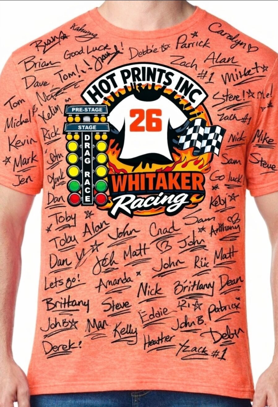 2026 Drag Racing Sponsor Shirt