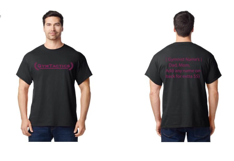 gymtactics black tshirt